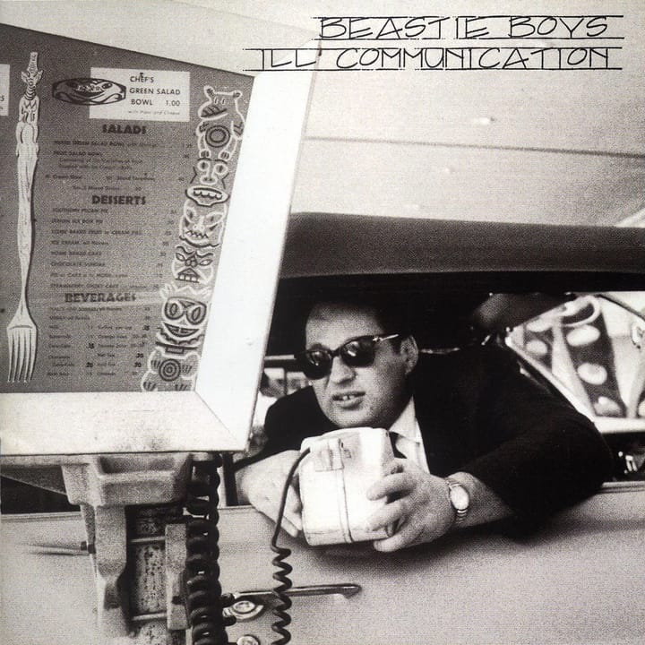 The album cover of the Beastie Boys' record, Ill Communication.